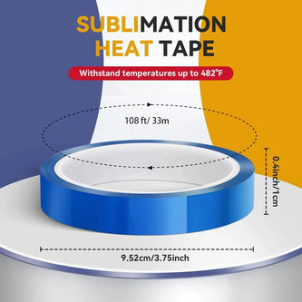0.39" Sublimation Heat Tape (5 rolls Per box) - MicroTec USA - MICROTEC USA - 