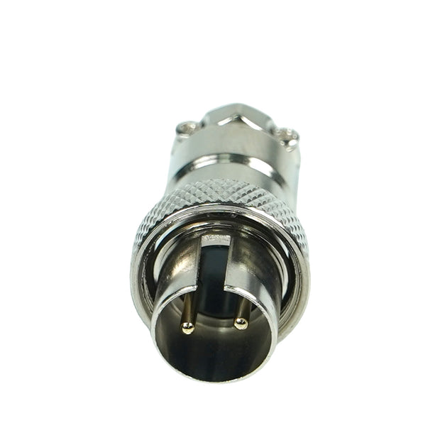 2-Core Reverse Aviation Plug, 0.63" - MicroTec USA - MICROTEC USA - 10160002