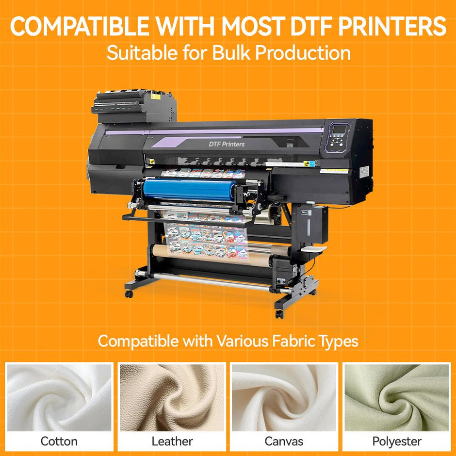 24in x 328ft DTF Transfer Film Roll - Instant Peel - 3s Fast Press - MicroTec USA - MICROTEC USA - 50032004