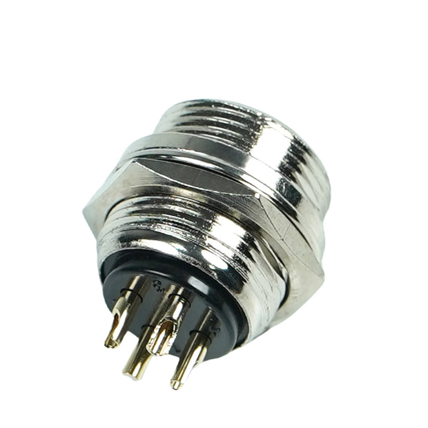 4-Core Reverse Aviation Socket, 0.63" - MicroTec USA - MICROTEC USA - 10170004