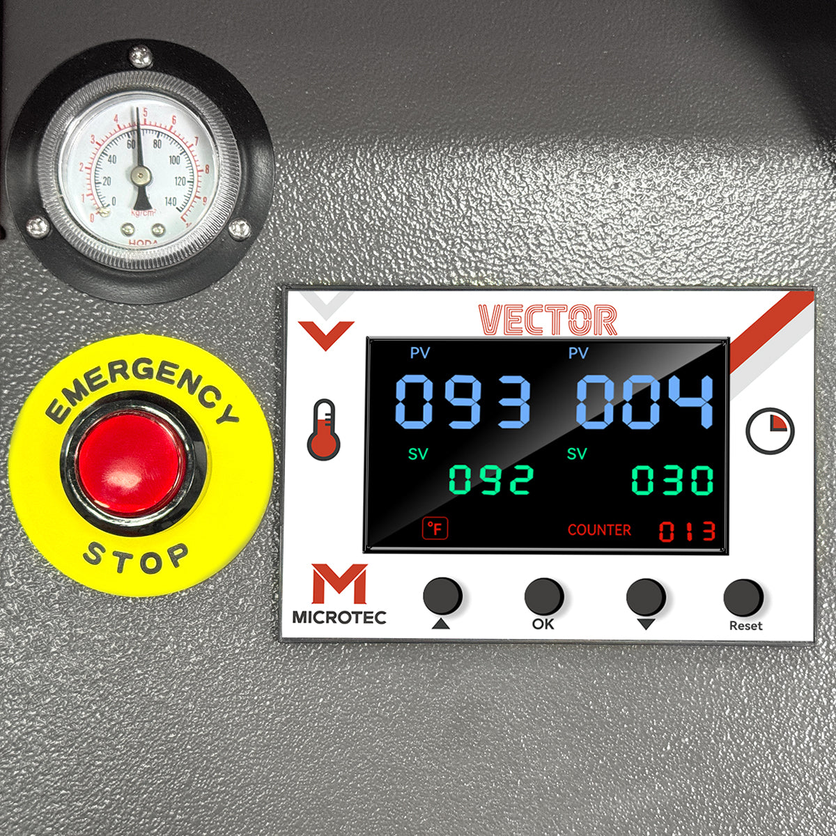 VECTOR 16” x 20” Dual Station Pneumatic Heat Press with Integrated Stand & Laser Alignment