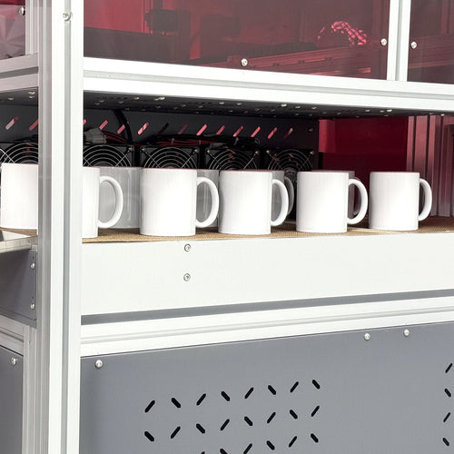 APEX M15 15 Station Fully Automatic Mug Heat Press - MicroTec USA - MICROTEC USA - XM-15