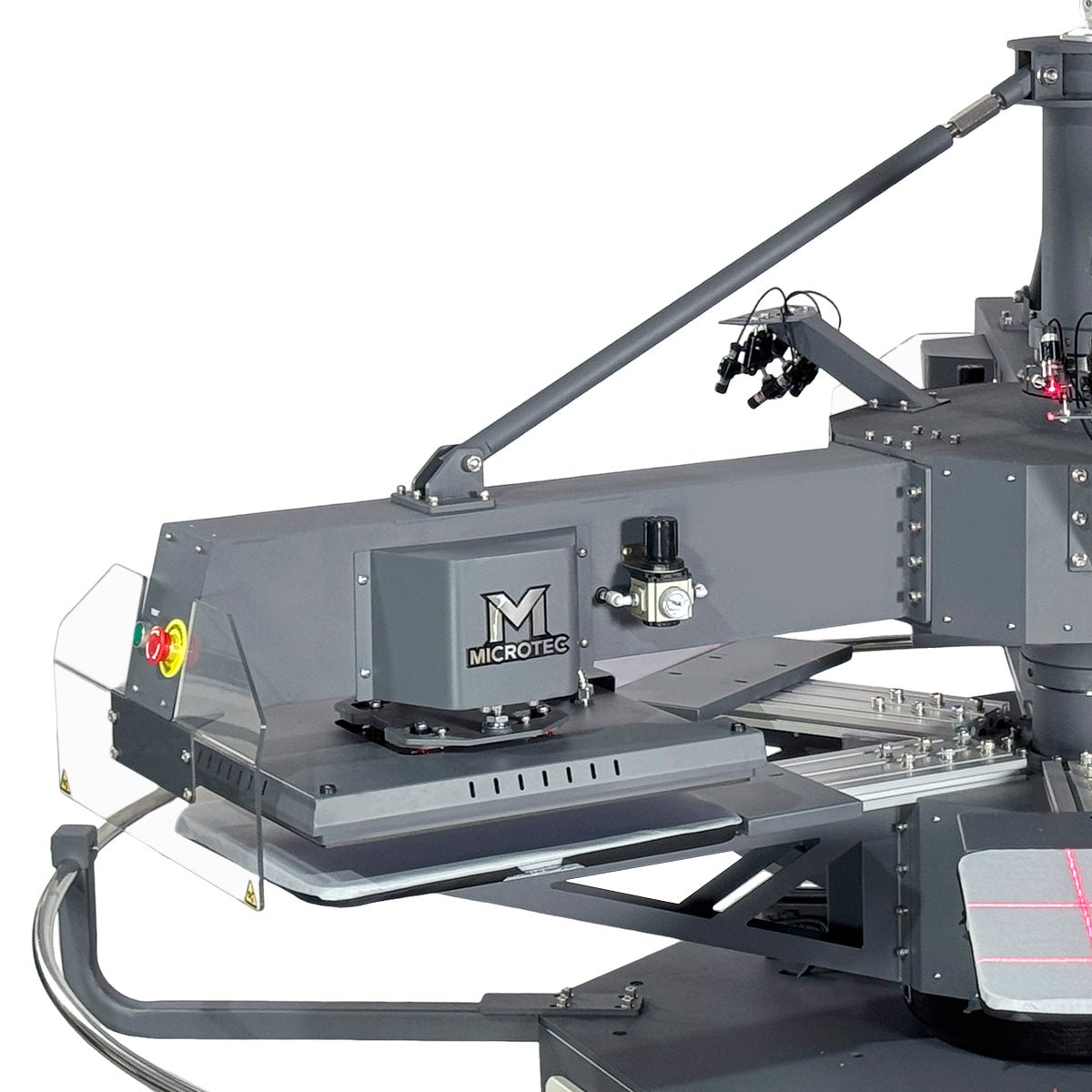 APEX X6 - 3 Heat Plate 6 Station 16” x 20” Fully Automatic Rotary Heat Press - MicroTec USA - MICROTEC USA - X6