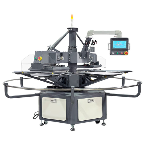 APEX X6 - 3 Heat Plate 6 Station 16” x 20” Fully Automatic Rotary Heat Press - MicroTec USA - MICROTEC USA - X6