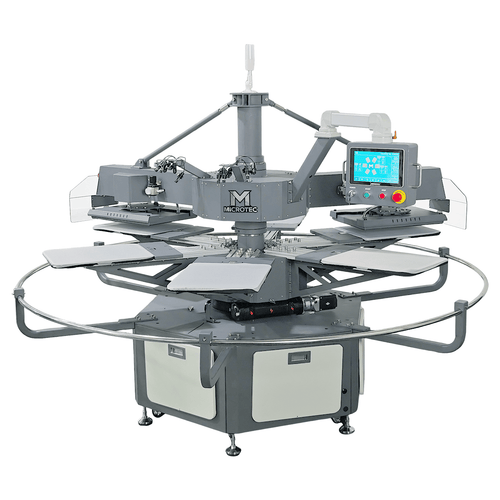 APEX X6 - 6 Station 16” x 20” Fully Automatic Rotary Heat Press - No Preheat - MicroTec USA - MICROTEC USA - X6-Standard