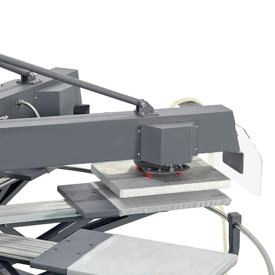 APEX X8 - 3 Heat Plate + 1 Cooling Plate 8 Station 16” x 20” Fully Automatic Rotary Heat Press - MICROTEC USA