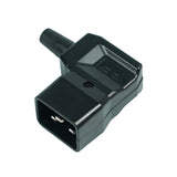 Assembled Elbow C20 Plug, CWE-2000-250V-16A - MicroTec USA - MICROTEC USA - 10160008