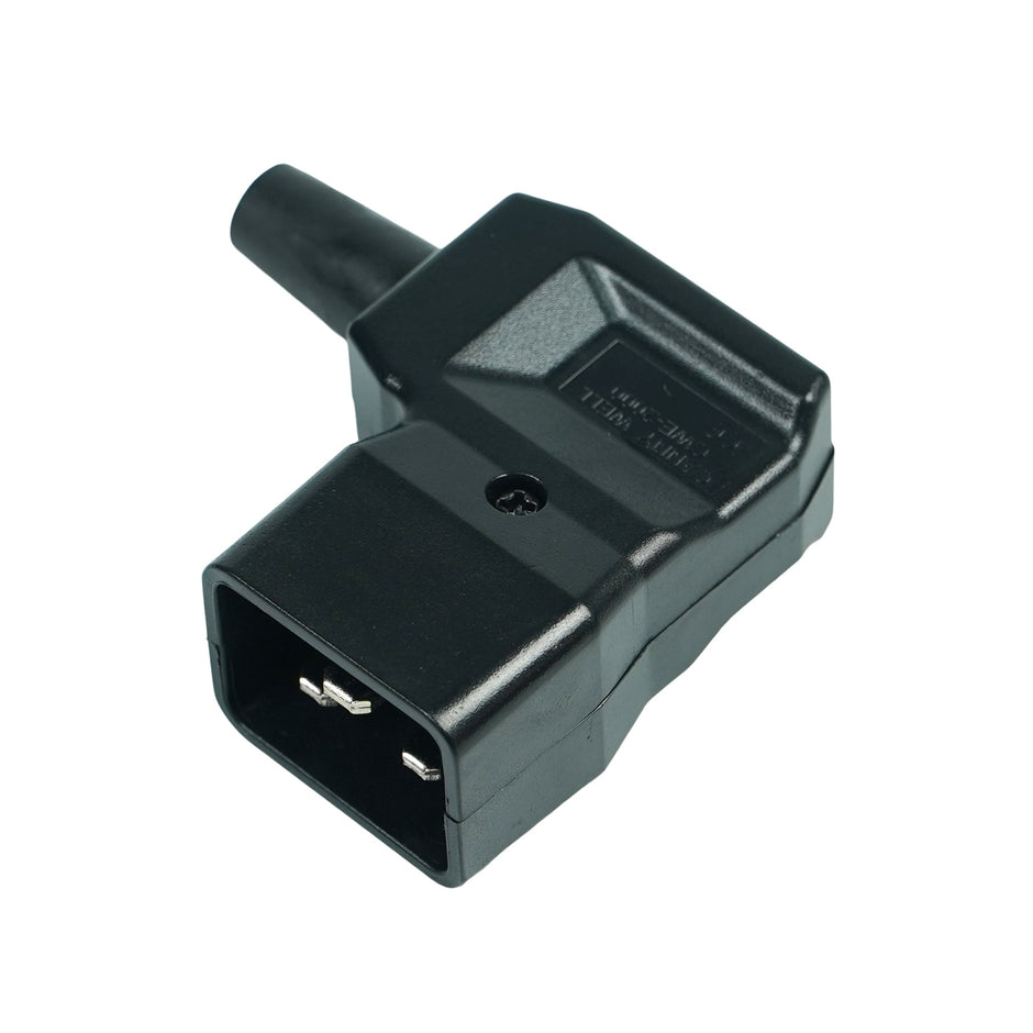 Assembled Elbow C20 Plug, CWE-2000-250V-16A - MicroTec USA - MICROTEC USA - 10160008