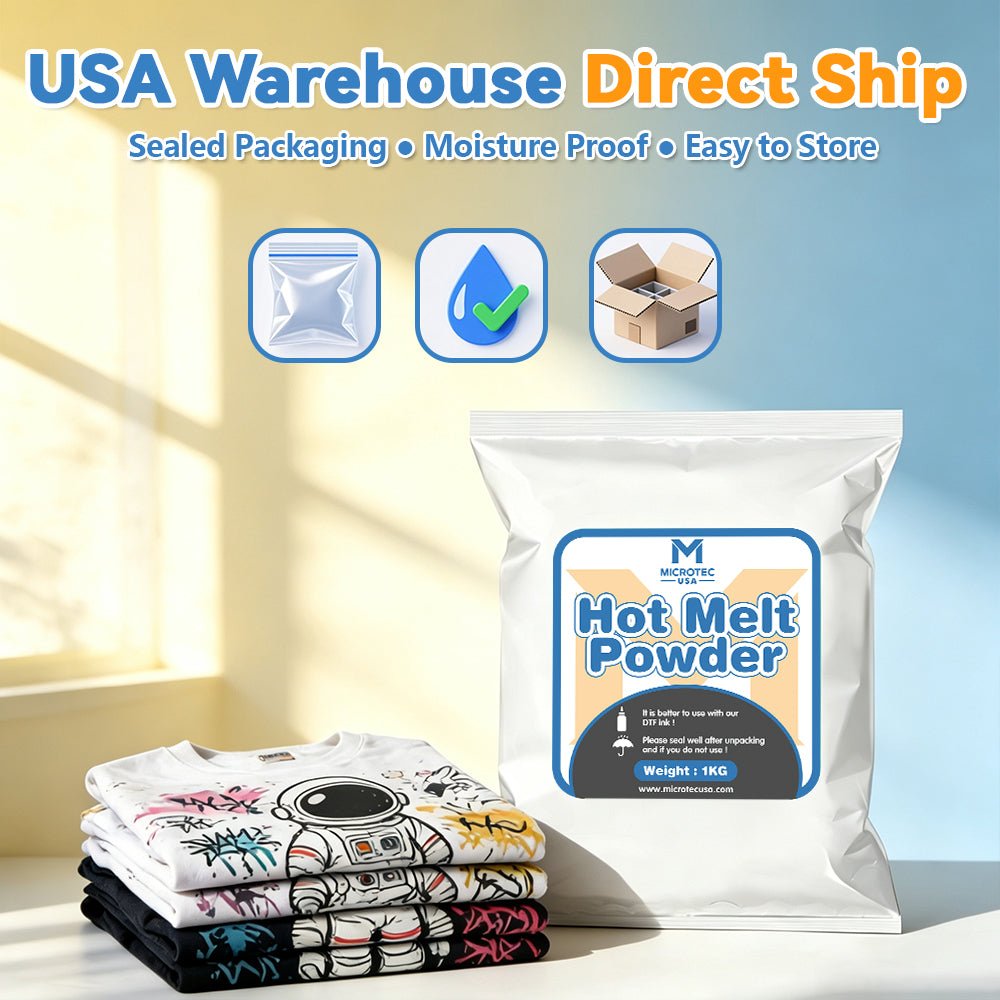 DTF Hot Melt Powder 1KG (1000 Grams) - MicroTec USA - MICROTEC USA - 40070001