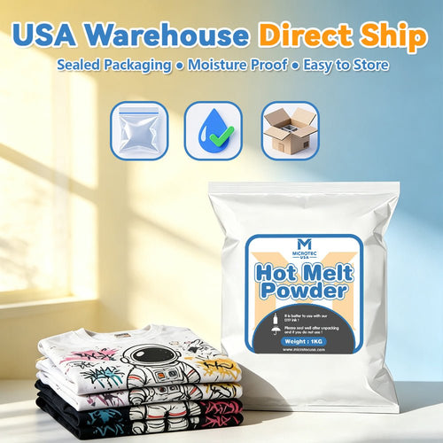 DTF Hot Melt Powder 1KG (1000 Grams) - MicroTec USA - MICROTEC USA - 40070001
