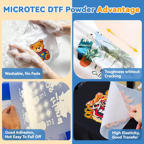 DTF Hot Melt Powder 1KG (1000 Grams) - MicroTec USA - MICROTEC USA - 40070001