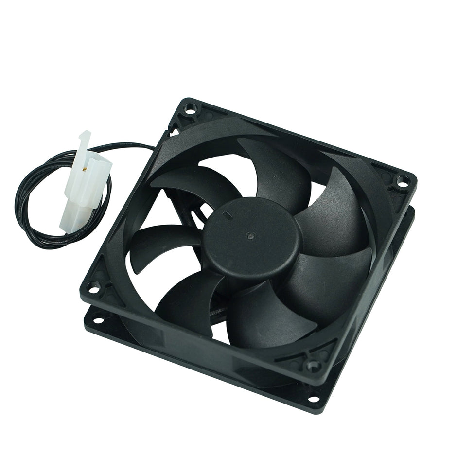 Fan, 3.54 × 3.54, AC 100-240V, 4W, with Cover, Matching Plug Terminals - MicroTec USA - MICROTEC USA - 10070013