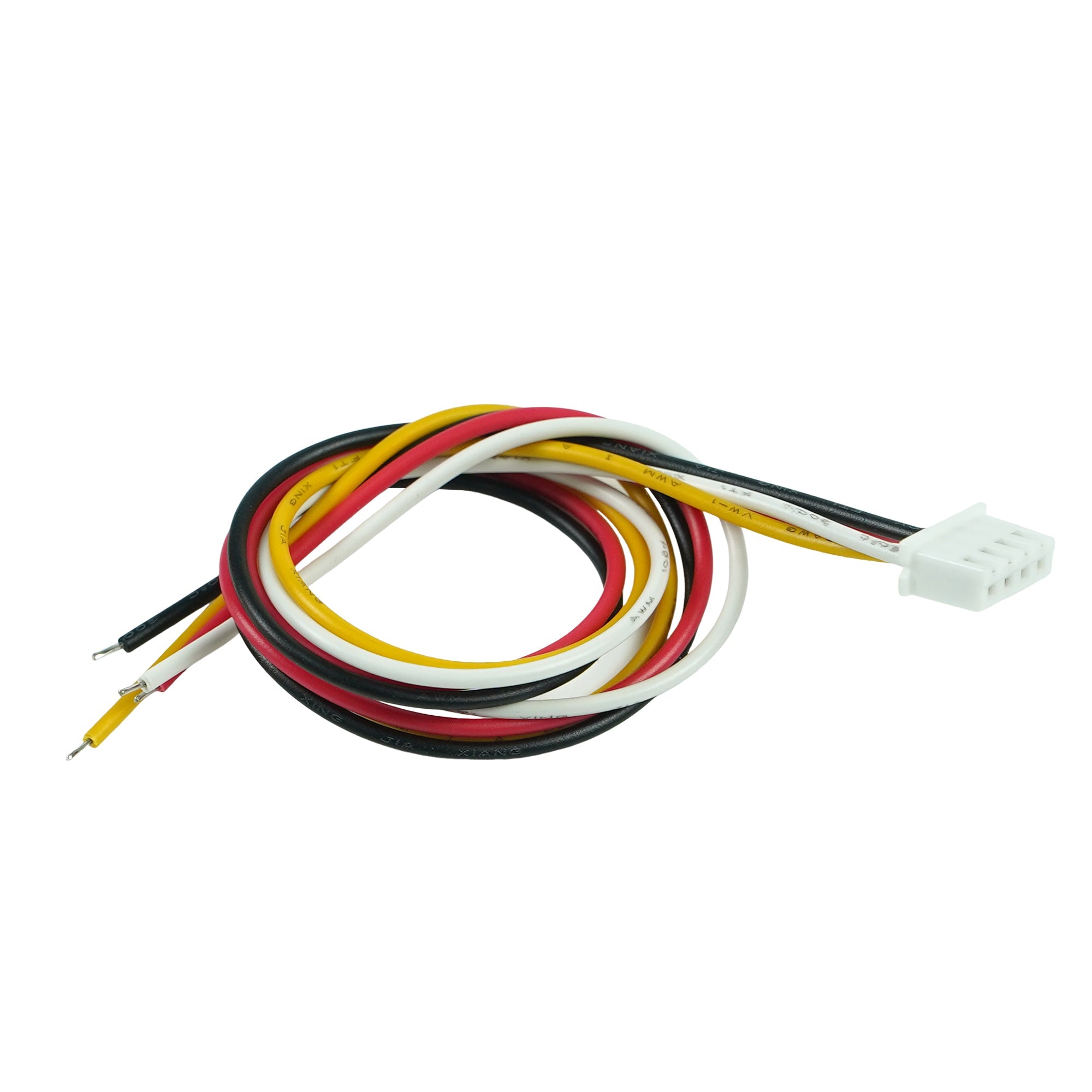 Flat Cable, Pressure Connection Wire, XH2.54 Terminal Wire 4P22AWG, Length 11.81