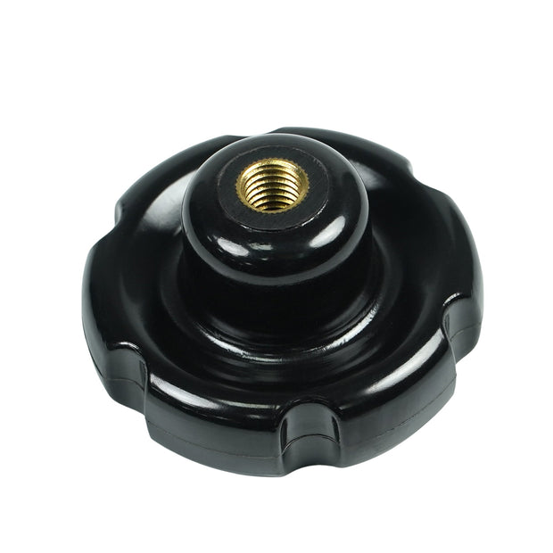 Handle, Bakelite Copper Nut Corrugated Handle, M12 - MicroTec USA - MICROTEC USA - 20280023