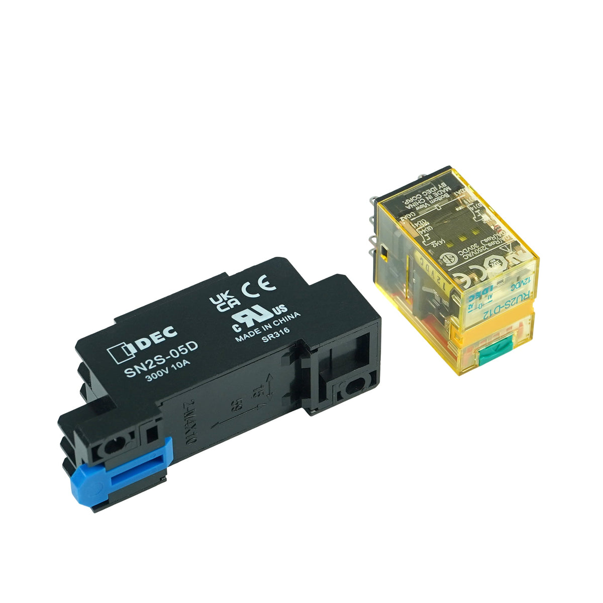 Intermediate Relay + Base, RU2S-D12 + SN2S-05D - MicroTec USA - MICROTEC USA - 10010036