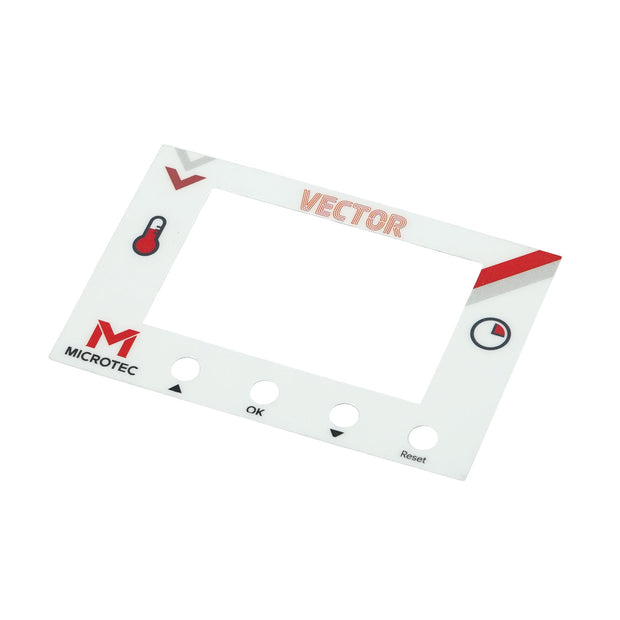 Label GY-06N, Nameplate, Red & Black Gradient Font, PC Material, Refer to Drawing - MicroTec USA - MICROTEC USA - 70071373