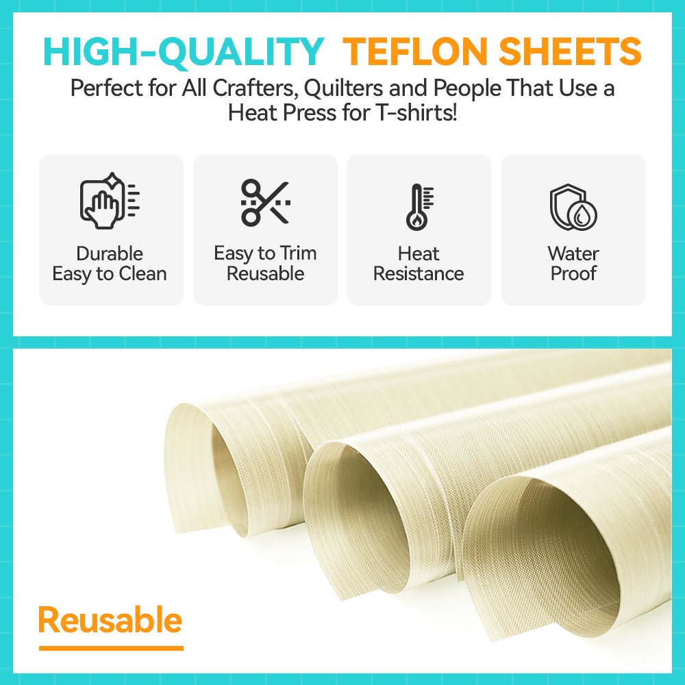 Non - Stick Teflon Sheets (3 Pcs Per box) - MicroTec USA - MICROTEC USA - 