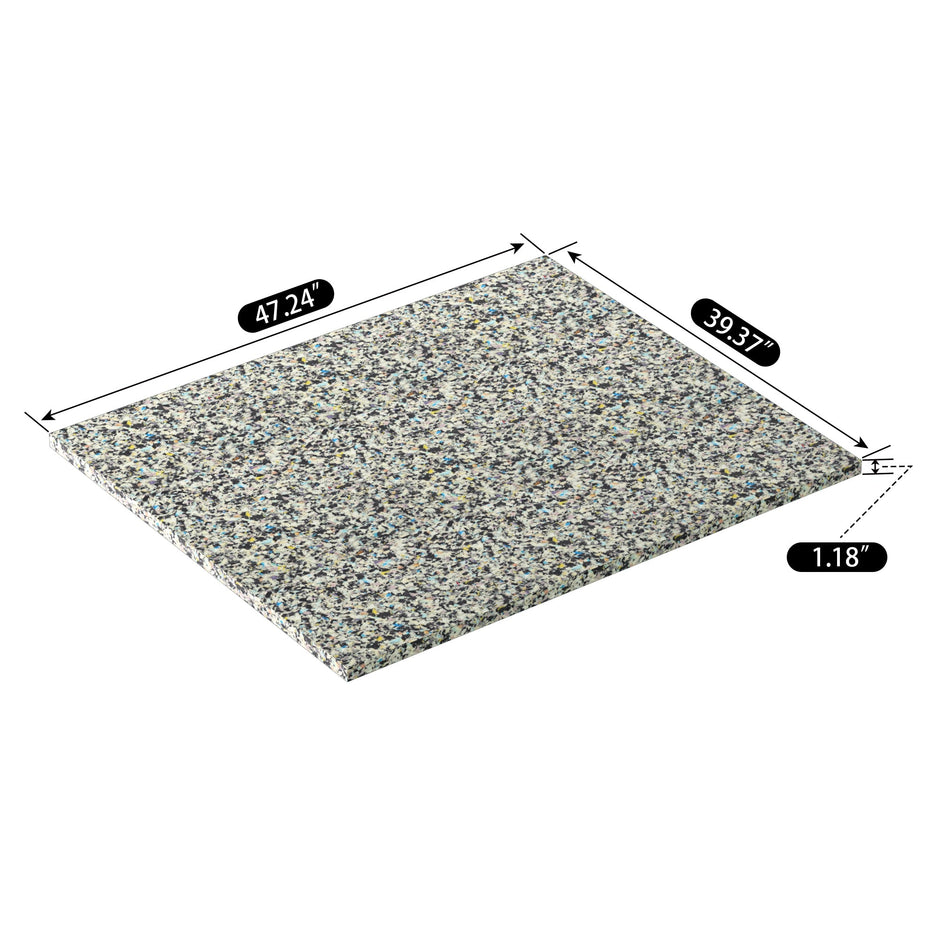 Recycled Cotton, 47.24" × 39.37" × 1.18" - MicroTec USA - MICROTEC USA - 70080015