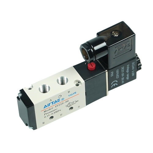 Solenoid Valve, AIRTAC, 4V210-06, DC 24V - MicroTec USA - MICROTEC USA - 10100013