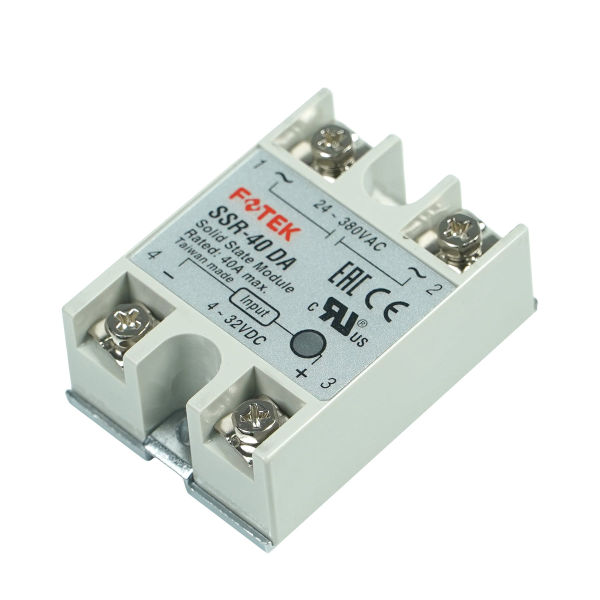 Solid State Relay, SSR-40DA, UL Certified, Authentic Yangming - MicroTec USA - MICROTEC USA - 10010015