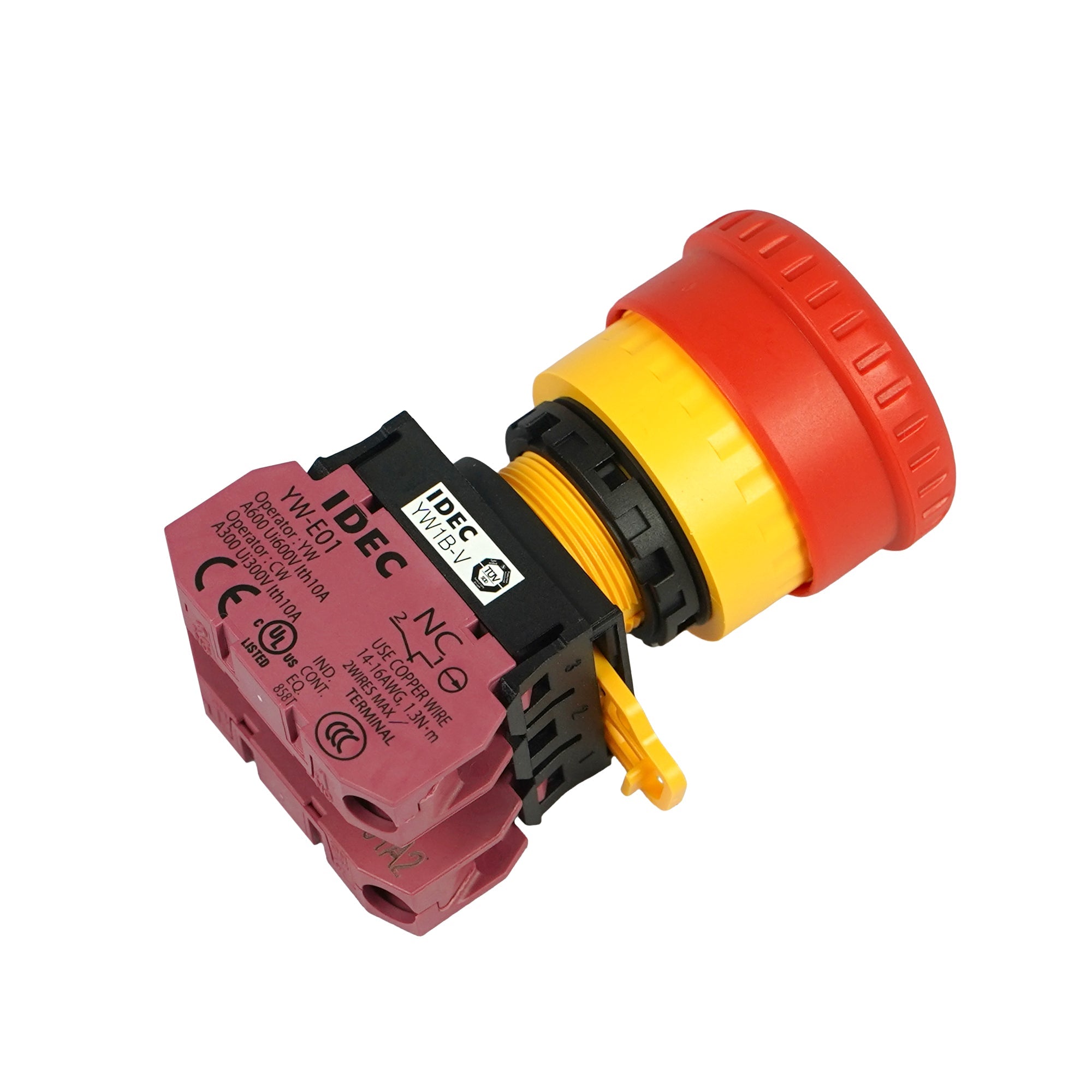 Switch, Emergency Stop Button, 2 Pairs Normally Closed, YW1B-V4E02R - MicroTec USA - MICROTEC USA - 10020206