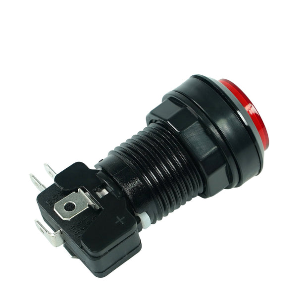 Switch, Red Medium Round Emergency Stop Switch, Mini Type - MicroTec USA - MICROTEC USA - 10020205