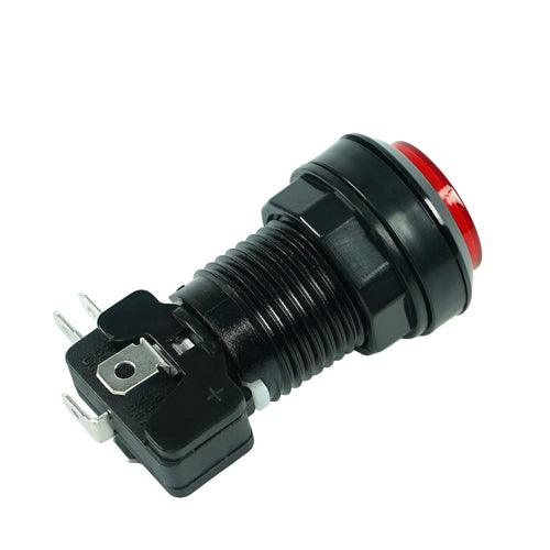 Switch, Red Medium Round Emergency Stop Switch, Mini Type - MicroTec USA - MICROTEC USA - 10020205