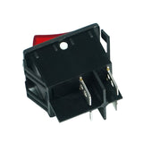 Switch, Red Rocker Switch, R599KDFT2FA, 20A, with 220V Light - MicroTec USA - MICROTEC USA - 10020274