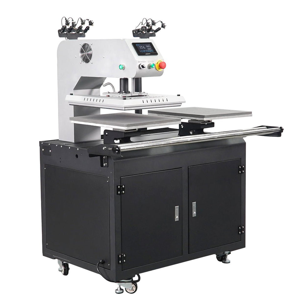 Titan 16" x 20" Auto / Semi-Auto Dual Station Electric Heat Press With Stand - MicroTec USA - MICROTEC USA - 