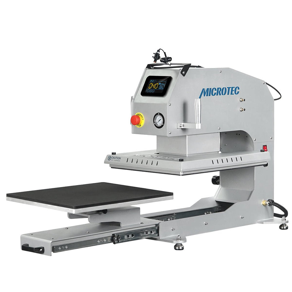 TITAN 16” x 20” Pneumatic Slide - Out Heat Press - MicroTec USA - MICROTEC USA - T1620-ASP-Combo