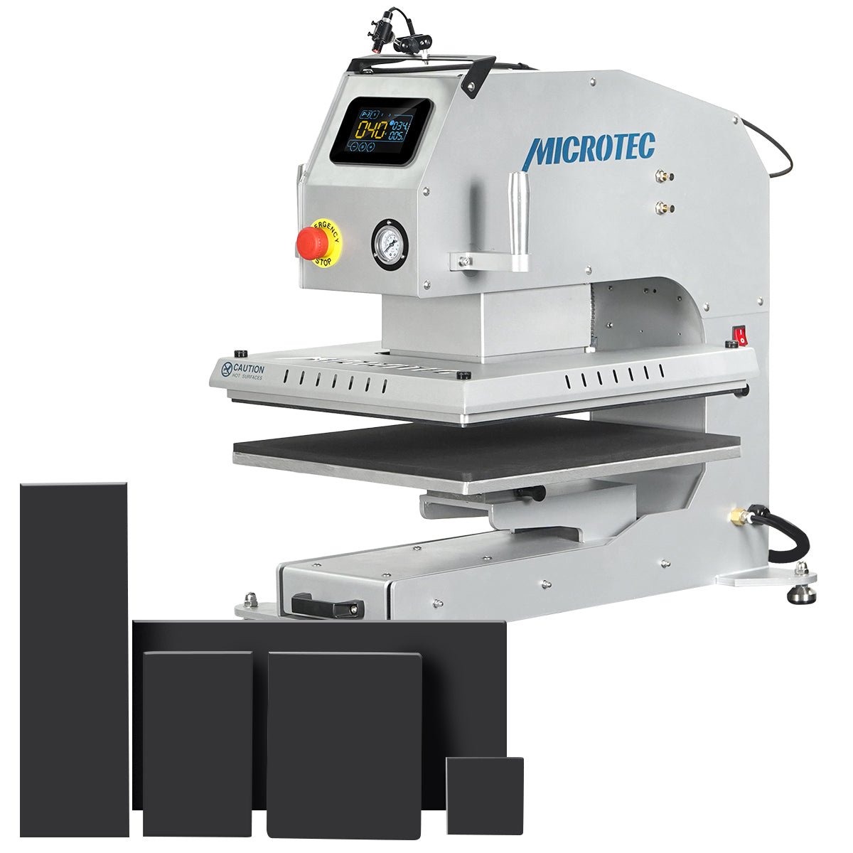 TITAN 16” x 20” Pneumatic Slide - Out Heat Press - MicroTec USA - MICROTEC USA - T1620-ASP-Combo
