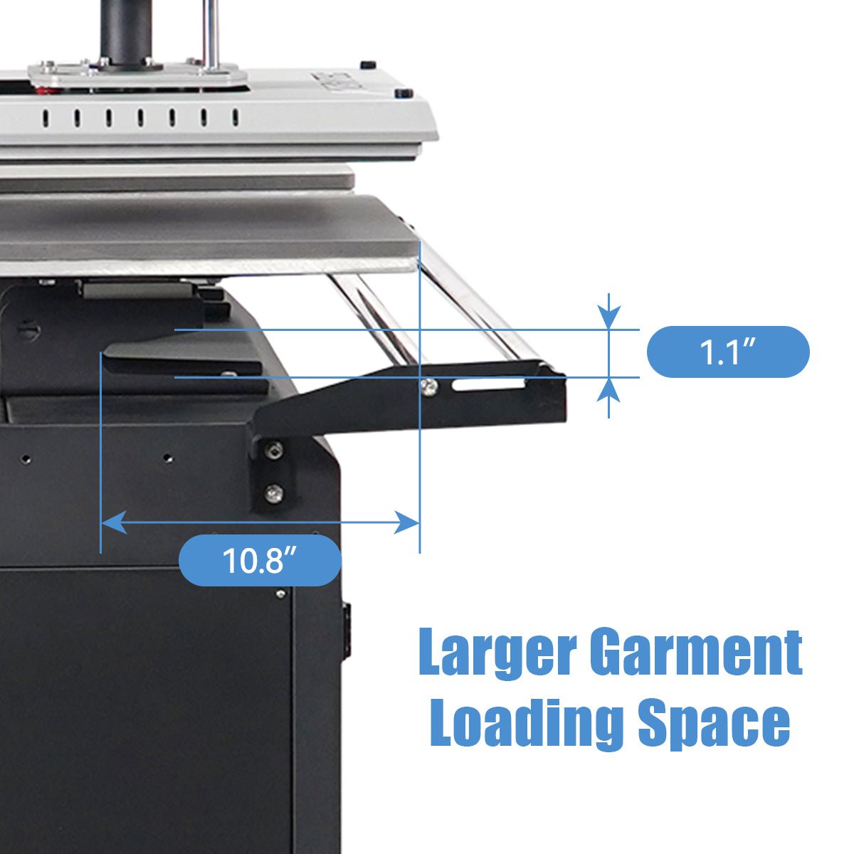 TITAN 16” x 20” Semi-Auto Dual Station Pneumatic Heat Press with Laser Alignment With Stand - MicroTec USA - MICROTEC USA - T1620-APL2-D