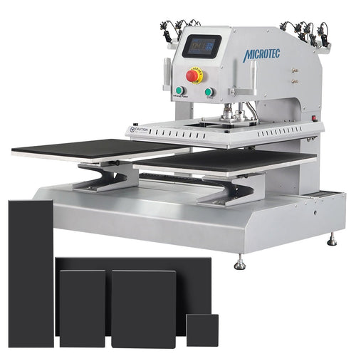 TITAN 16” x 24” Auto / Semi - Auto Dual Station Pneumatic Heat Press with Laser Alignment - MicroTec USA - MICROTEC USA - T1624-APL-Combo