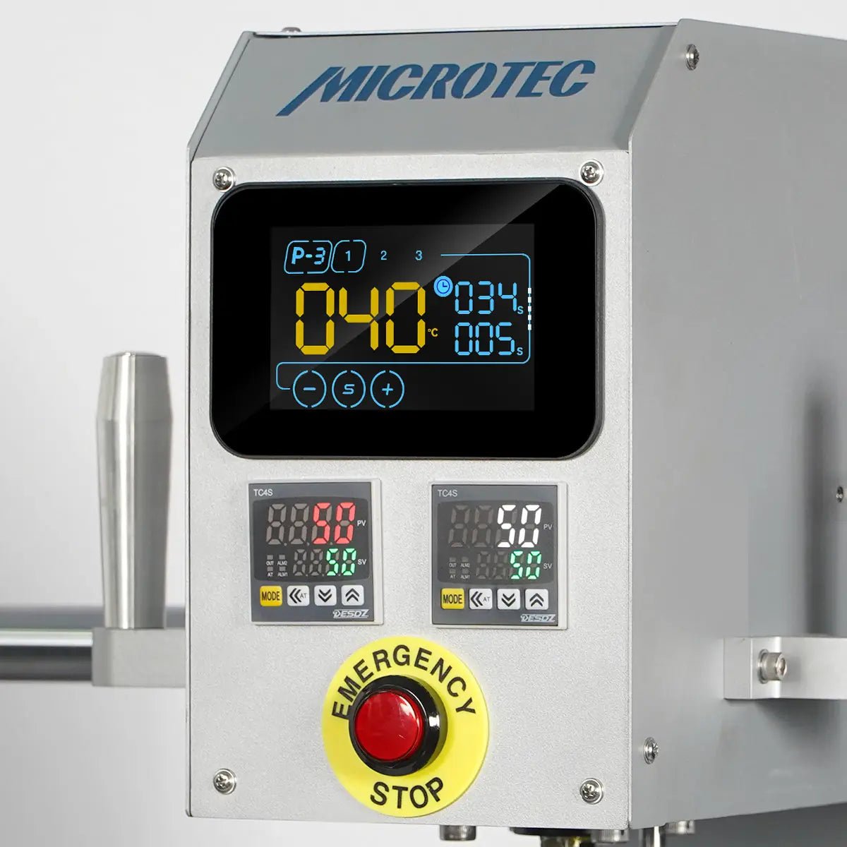 TITAN Double Station Dual Heat Pneumatic Dual Heat Cap & Label Combo Heat Press - MicroTec USA - MICROTEC USA - TCAP-PL2-Combo