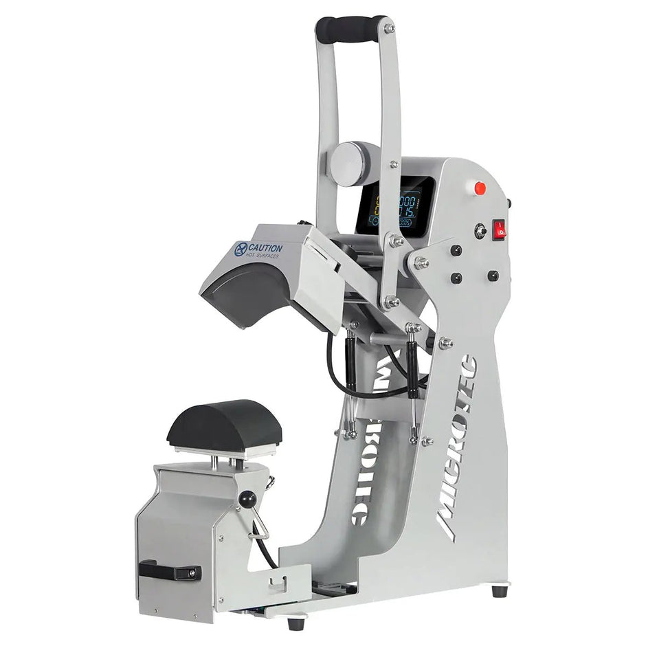 Titan Dual Heat Slide Out Cap Press Includes 4 Interchangeable Silicon Cap Pads - MicroTec USA - MICROTEC USA - TCAP-S-Combo