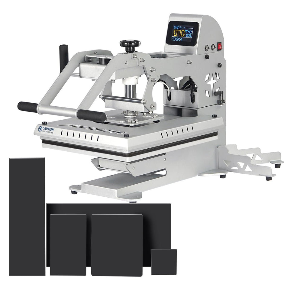 TITAN Pro 16” x 20” Auto Open Swing Away Heat Press - MicroTec USA - MICROTEC USA - T1620Pro-AS-Combo