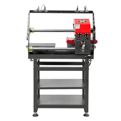 VECTOR 16” x 20” Dual Station Pneumatic Heat Press with Integrated Stand & Laser Alignment - MicroTec USA - MICROTEC USA - V1620-APL2