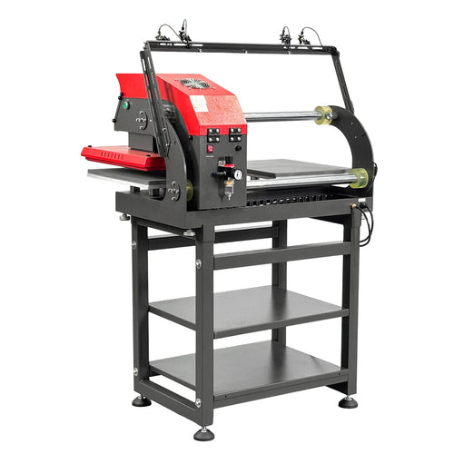 VECTOR 16” x 20” Dual Station Pneumatic Heat Press with Integrated Stand & Laser Alignment - MicroTec USA - MICROTEC USA - V1620-APL2