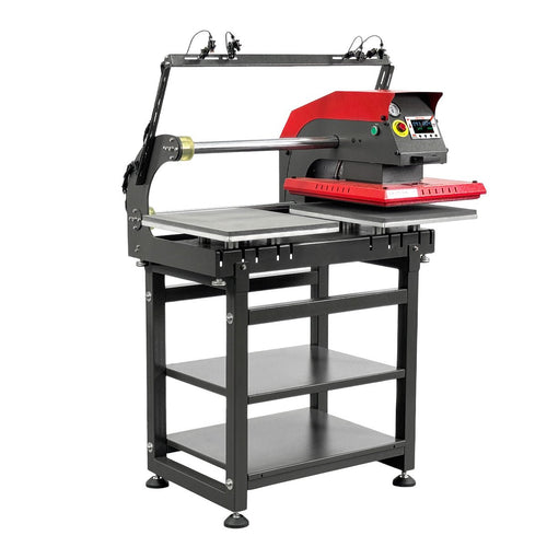 VECTOR 16” x 20” Dual Station Pneumatic Heat Press with Integrated Stand & Laser Alignment - MicroTec USA - MICROTEC USA - V1620-APL2