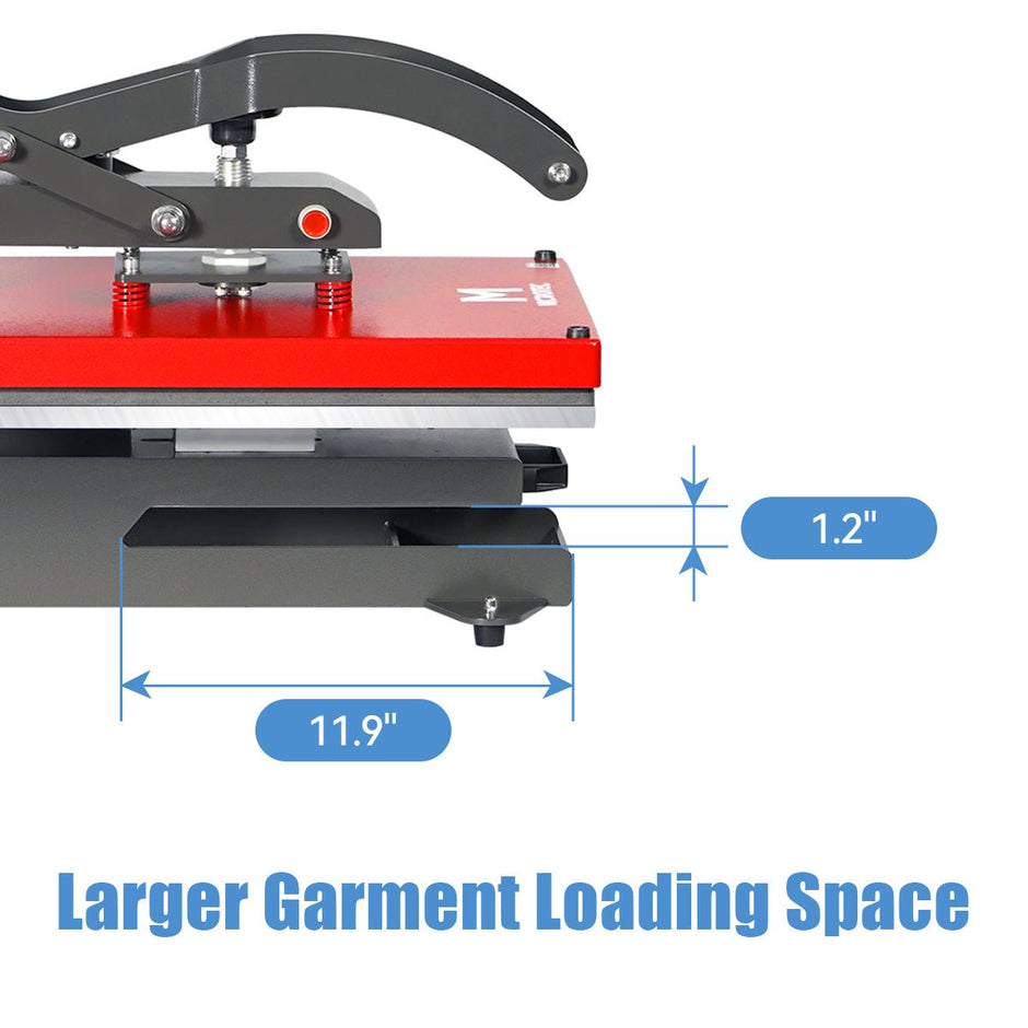 Vector Pro 15” x 15” Auto Open Slide Out Heat Press - MicroTec USA - MICROTEC USA - 90210721